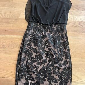 Elegant Black Lace Dress
